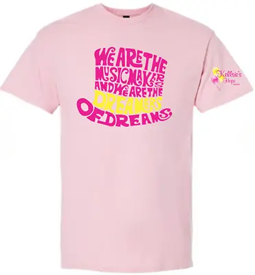 we are the music maker and we are the dreamers of dreams shirt
